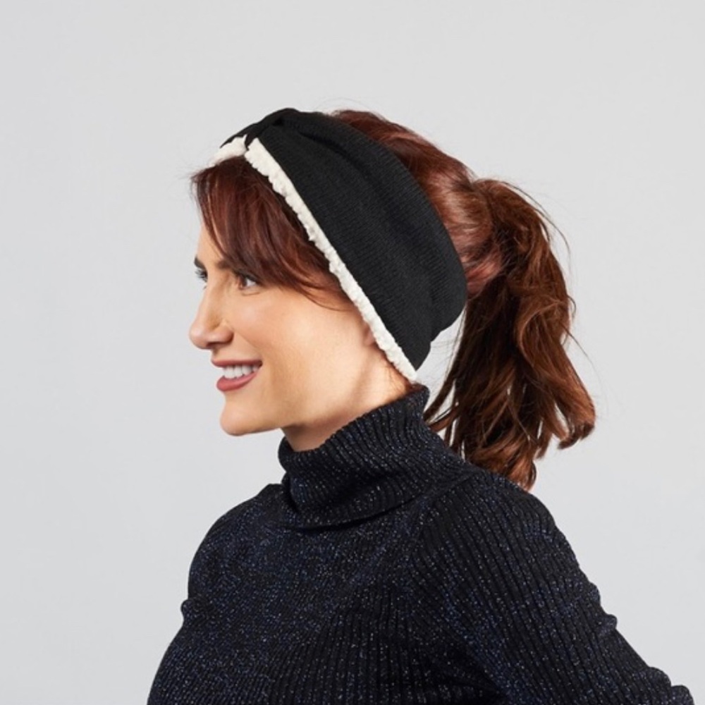 Bearpaw Sherpa-lined headband